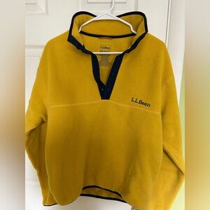 L.L. Bean Women's Mustard Yellow Pullover Sweater